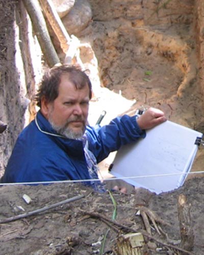 Patrick V. Kirch in 2005 at the Onemea archaeological site on Taravai Island in French Polynesia.