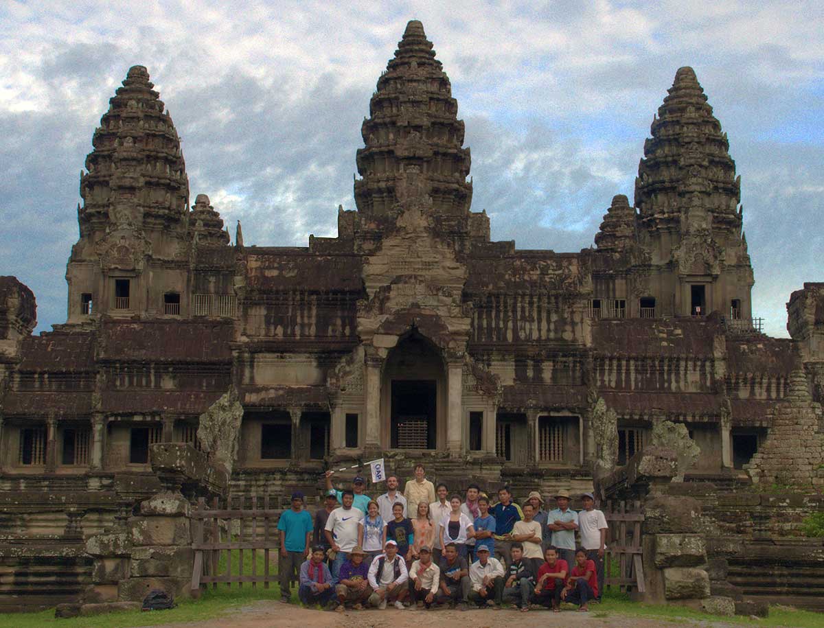 Dr. Miriam Stark (Anthropology Department, College of Social Sciences), along with her students, is part of the Greater Angkor Project, an international archaeological team in Cambodia. Project members investigate the ancient urban landscape that connected Angkor cities such as Angkor Wat and Angkor Thom with such far-away places as Phnom Kulen, Beng Mealea and Koh Ker more than 700 years ago.