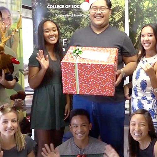 Happy Holidays 2016 from the College of Social Sciences, UH Mānoa