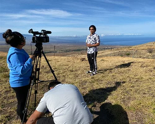 Ethan Young reports for UHMtvfrom the Kohala coast on the Big island alongside camera crew Jordyn Poyo and Charleston Cazimero.