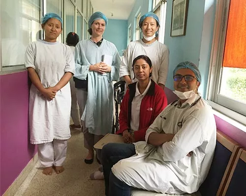 NICU team at Dhulikhel Hospital
